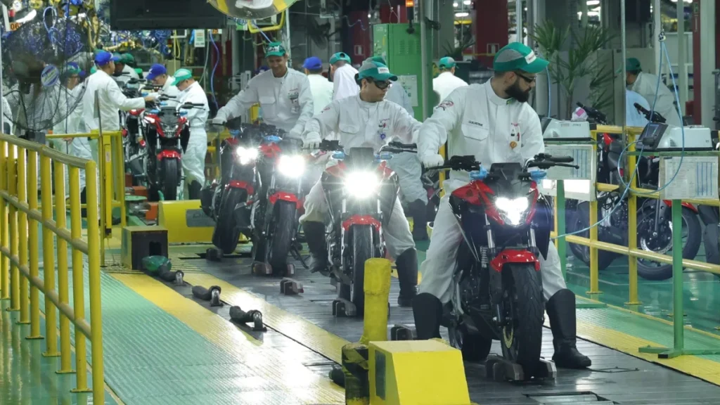 producao de motos-Brasil 2025